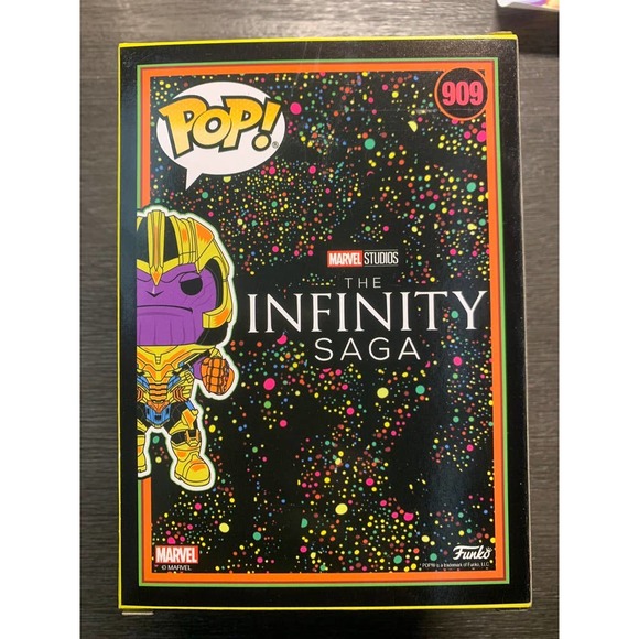 Funko Pop! Marvel Infinity Saga BlackLight Thanos Target Exclusive - Picture 3 of 6
